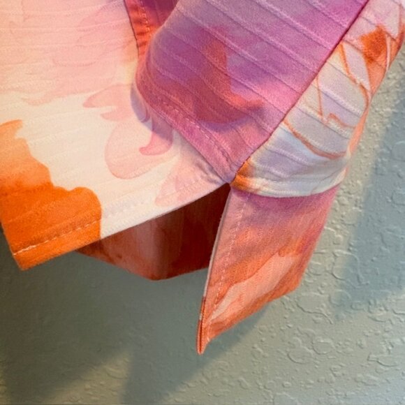 Westbound Womens Shirt Watercolor Dolman Sleeve S Pullover Top Textured Knit NWT - Picture 5 of 8